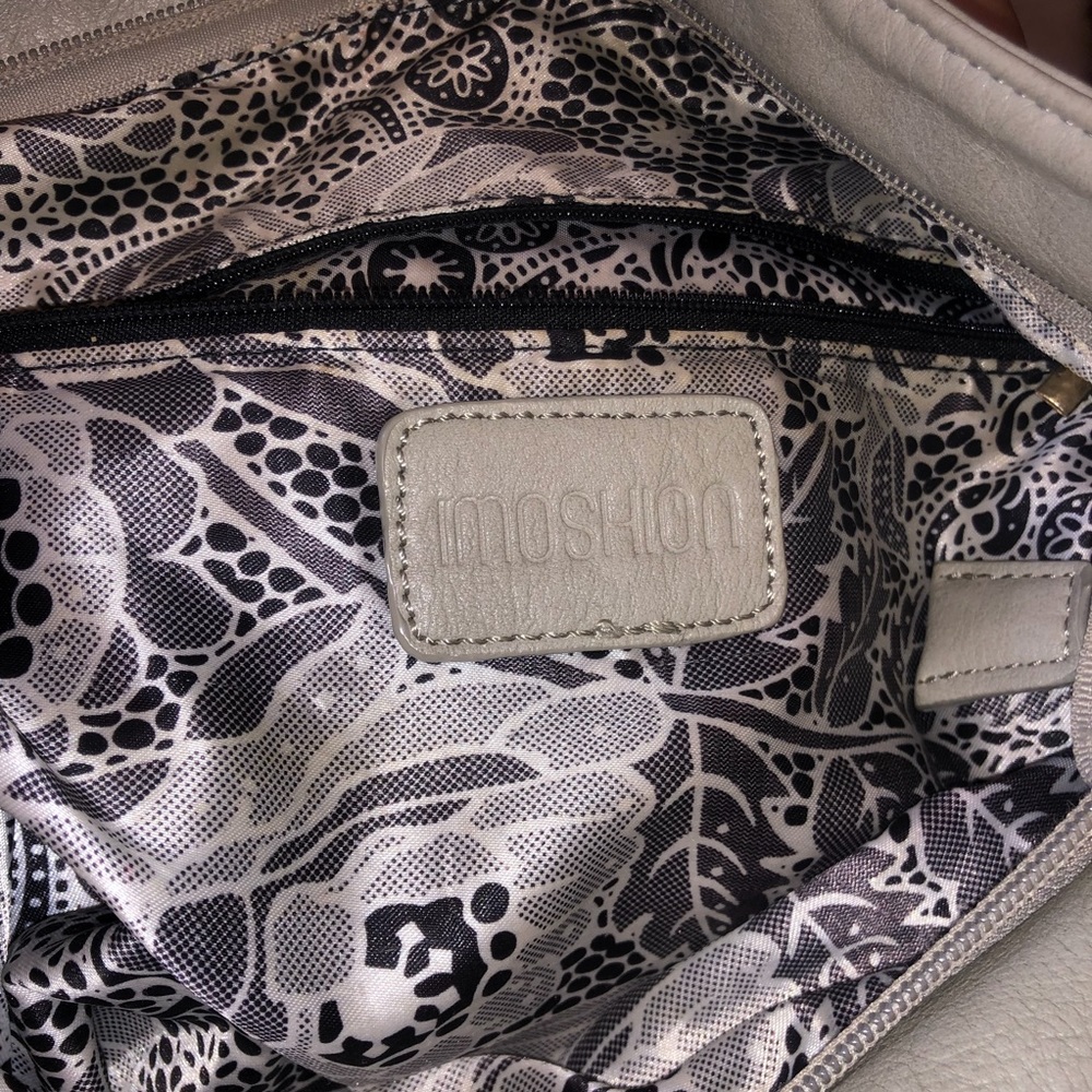 Imoshion Gray Vegan Leather Handbag Purse - Picture 7 of 8